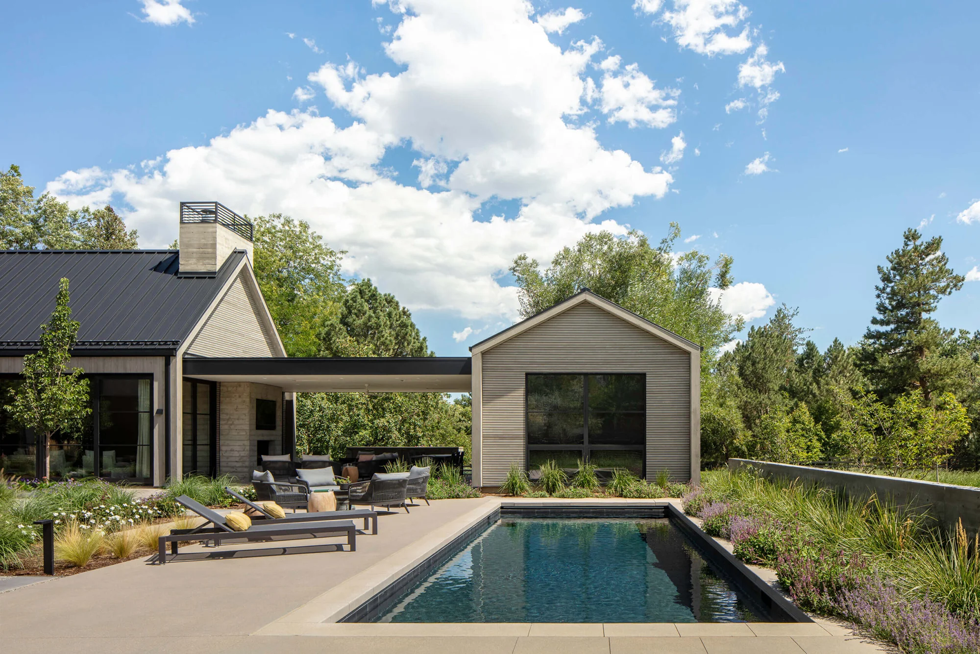 A residential landscape design by Green Landscape Solutions in Boulder County.