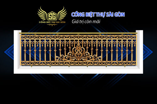 Ban công biệt thự sài gòn chông ngược