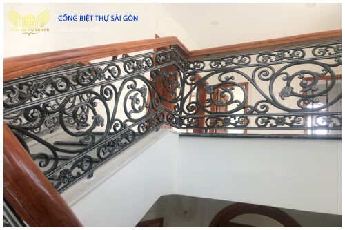 Cầu thang biệt thự 11