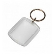 Sleutelhanger plexiglas blanco