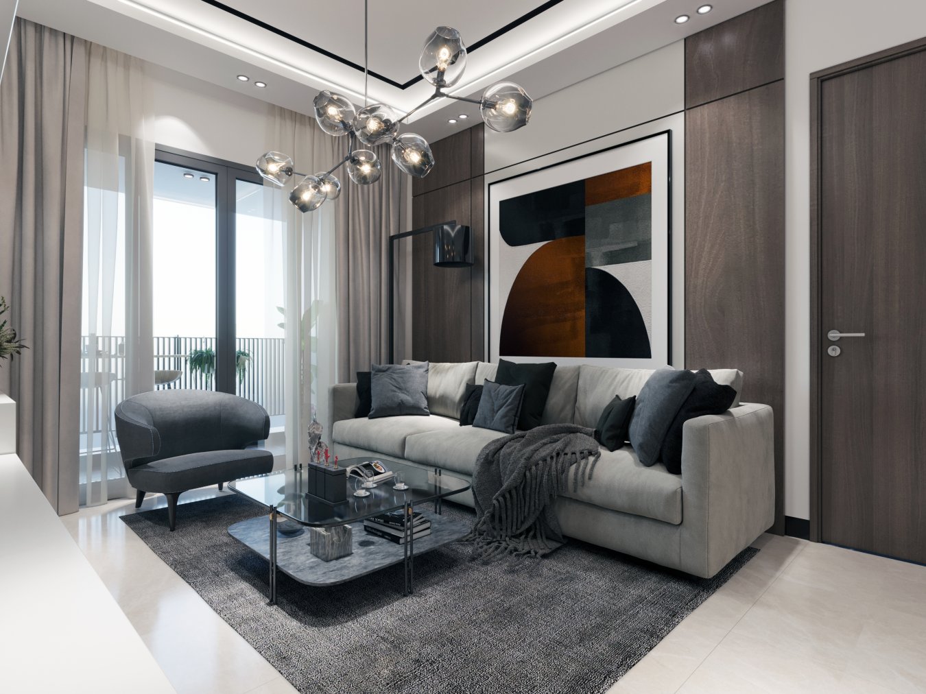 Căn hộ 2 phòng ngủ | Fancy Tower