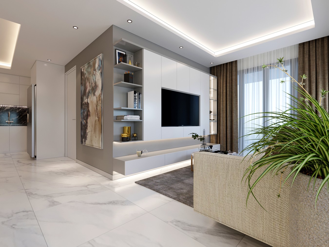 Căn hộ 3 phòng ngủ | Fancy Tower