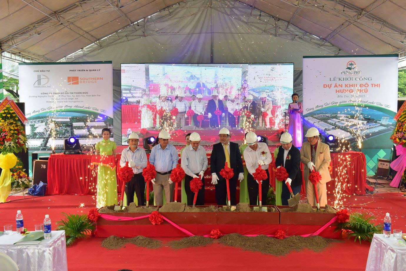 Lễ khởi công khu đô thị Hưng Phú - Bến Tre ngày 20/9